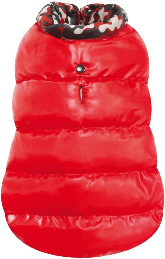 Croci Padded Jacket Red Camou Cm.65-36g, 65 CM - Image 3
