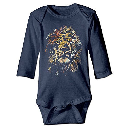 Funny Vintage Unisex Rays Of Lion Onesies Bodysuits Infant