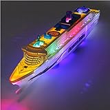 SICA Ocean Liner Ship Boat Electric Toy Flash LED Lights Sounds Kid Gift