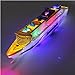 Ocean Liner Ship Boat Electric Toy Flash LED Lights Sounds Kid Gift