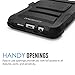 Galaxy A5 Case, MoKo Shock Absorbing Hard Cover Ultra Protective Heavy Duty Case with Holster Belt Clip + Built-in Kickstand for Samsung Galaxy A5 SM-A510F (2016) - Black (NOT FIT Galaxy A5 2015)