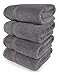 SALBAKOS - Premium 4 Piece Bath Towel Set, Made with 100% Turkish Cotton, Quick Drying, Highly Absorbent & Comfy Towels for Spa & Hotel | 27
