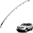 ANTUKO Grille Upper Molding Trim Strip Replacement for 2011-2015 Explorer BB5Z8200BA FO1216107