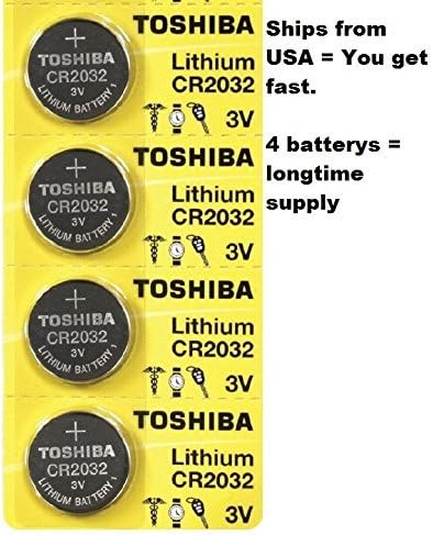 4-Pack Coin Lithium Battery for Jeep Wrangler 2006 2007 2008 2009 2010 2011 2012 Key Fob Remote