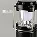 ZTX 4 Packs Portable LED Camping Lantern Flashlights with 12 AA Batteries - Survival Kit for Emergency, Hurricane, Outage (Black, Collapsible)