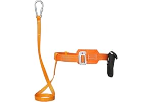 Fancyes Belt with Lanyard, Climbing Construction Outdoor Harness Protective Gear, Fall Rope, Style 1