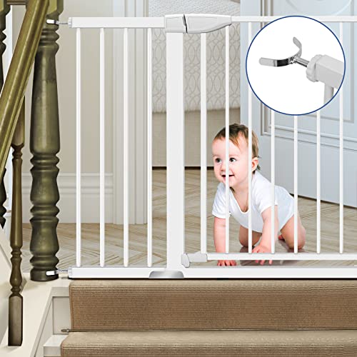 Baby Gate for Doorways and Stairs, RONBEI 51.5" Auto Close Safety Baby