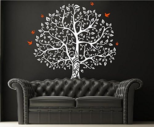 Banyan Tree - White - Beautiful Tree Wall Decals for Kids Rooms Teen Girls Boys Wallpaper Murals Sticker Wall Stickers Nursery Decor Nursery Decals