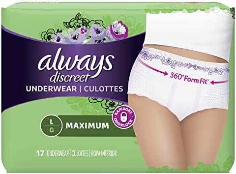Always Discreet, Incontinence Underwear for Women