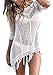 DQdq Women's Crochet Tassel Bathing Suit Cover Up
