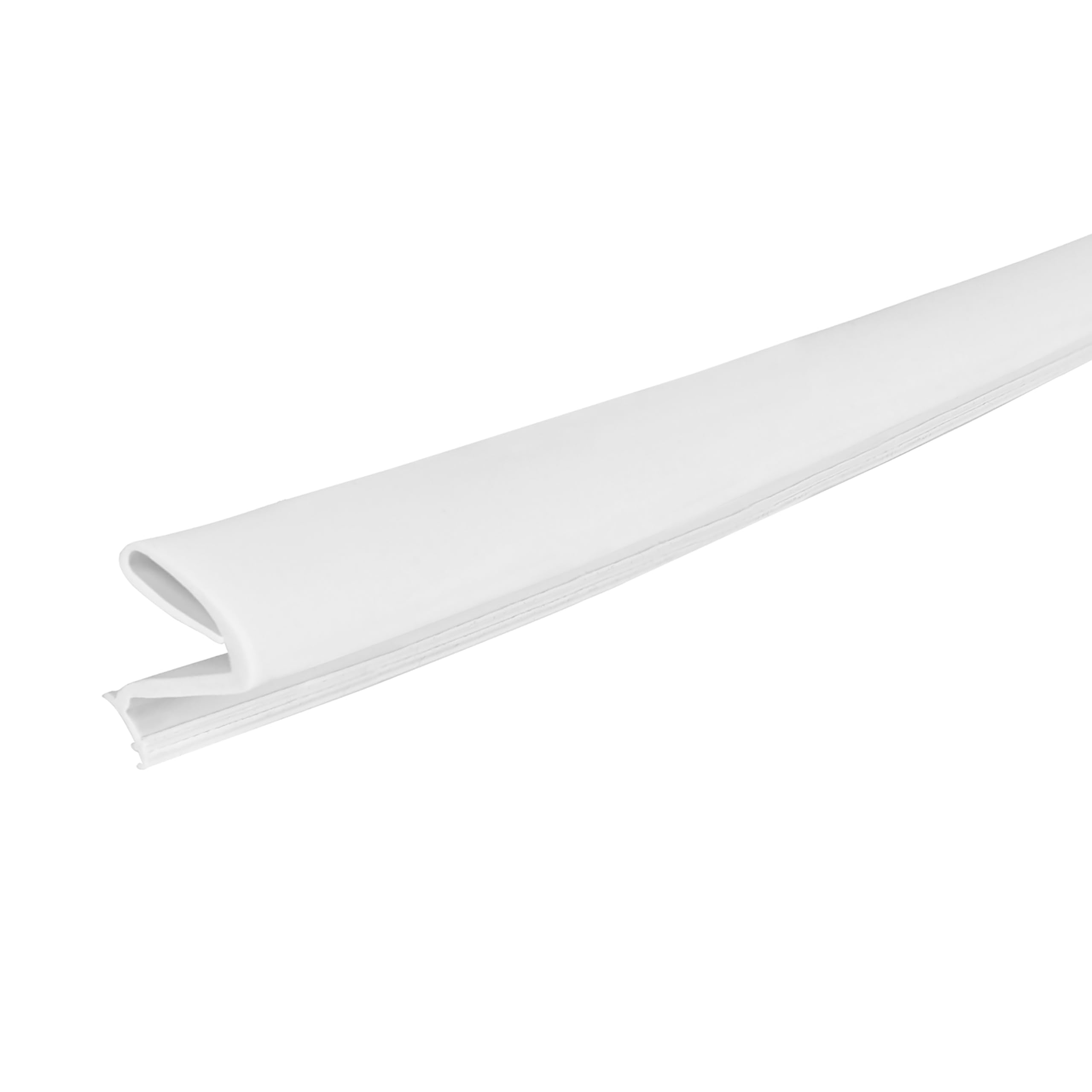 Photo 1 of M-D Building Products 11829 81 in. White Premium Rubber Platinum™ XL Top and Sides Door Seal for Doors with Kerf/Channel