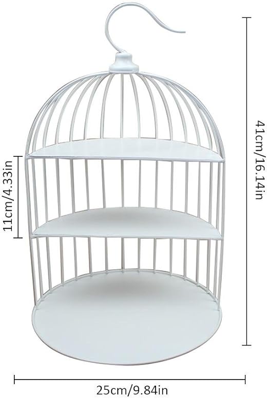 Gaeruite 3 Etages Cage A Oiseaux Presentoir A Gateau Support A Gateau Style Europeen Fer A The Dessert Tiered Cupcake Stand Cupcake Tower Assiettes Assiettes A Gateau Napravi Rs
