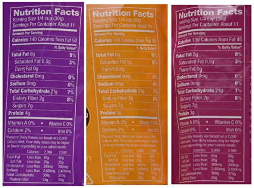 Udi's Gluten Free Granola Variety 3 Pack Original Vanilla and Cranberry