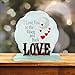 I Love You To The Moon and Back Plaque - Tabletop Decorative Sign for Mom Grandma Daughter - Wife Sweetheart -Engagement Wedding Anniversary - 4.5