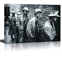 Canvas Wall Art Old Landscape Photography Canvas Prints Home Artwork Decoration for Living Room,Bedroom … - 12x18 inches