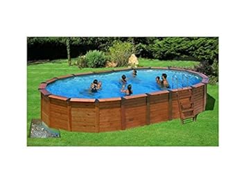 Kit Piscine Ovale Semi Enterrée Amazonfr Jardin