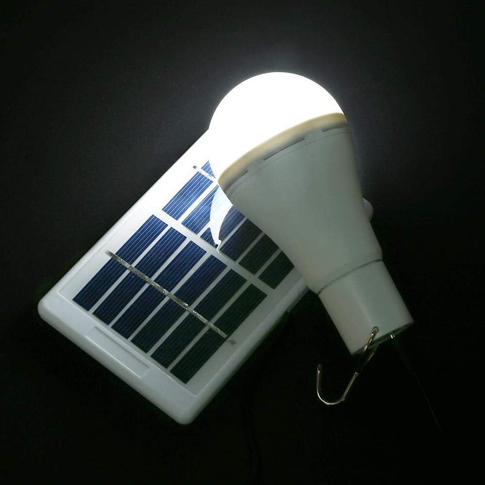 mengjay bombilla de luz solar led 9w