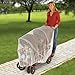 Jeep Double Stroller Mosquito Net, Tandem Stroller Net, Baby Net, Double Stroller Accessories, Mosquito Net for Baby Double Strollers, Tandem Stroller Bug Cover, White, Universal Size