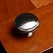 1-3/16 in. Satin Nickel Traditional Round Cabinet Knob 25-Pack