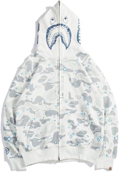 bape white camo hoodie
