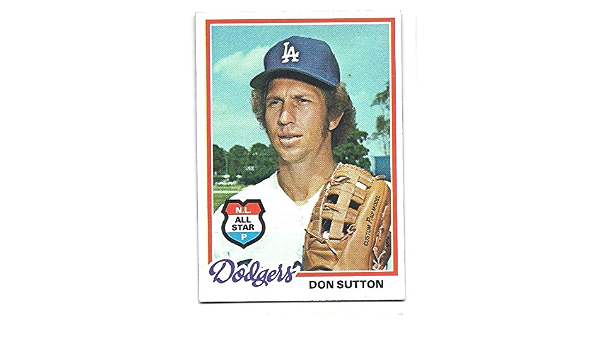 DON SUTTON 1978 Topps #310 Card Los 
