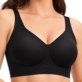 SHAPERMINT Everyday Wireless Jelly Bra, Full Coverage, S-4XL | Soft jelly strips provide wire-free lift and smoothing; full-coverage cups support a secure fit up to G cup.