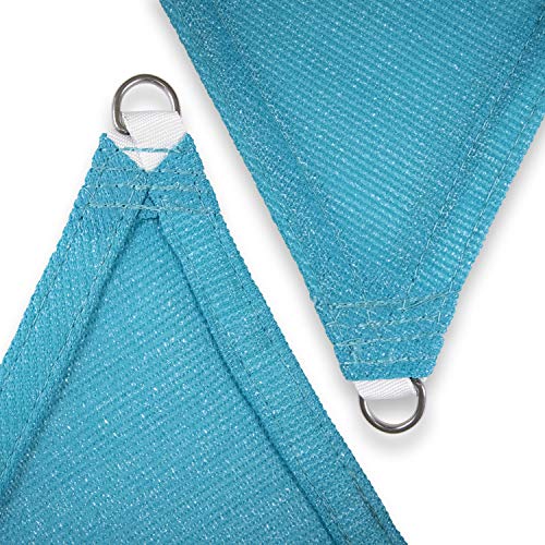 Amgo ATAPRT20, 95 % UV-Blockierung, wasser- und luftdurchlässig, 200 g/m², kommerzieller Standard, strapazierfähig, 50 x 50 x 71 cm, Türkis – Bild 4