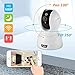 SANNCE IP Camera 1080P Home Monitoring Security Cameras with QR Code Scan,Two-ways Audio Talk,Build-in Mic and Speaker (Black)