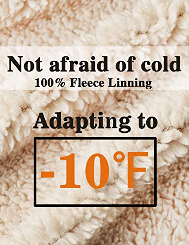 Warm Fleece Lining Touchscreen Texting Driving Winter Womens Leather Gloves - Thumbnail 3