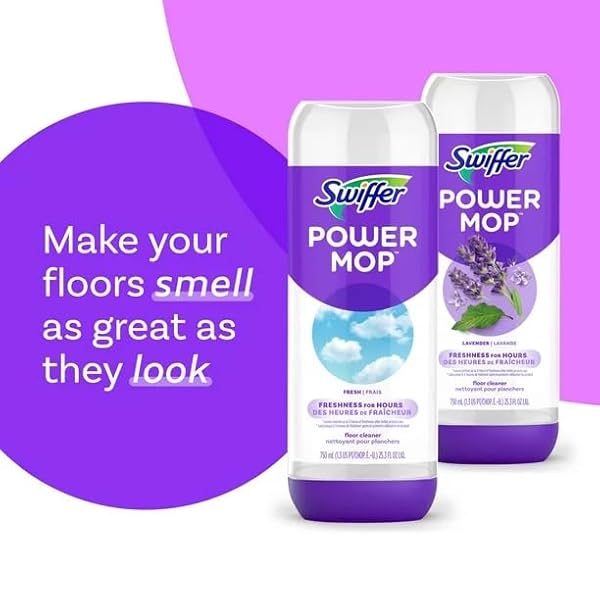 SWIFFER 750ML POWER MOP CLEANING SOLUTION FRESH SCENT