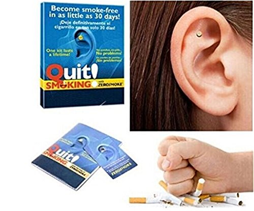 Heyuni. Quit Stop Smoking Smoke Ear Auricular Magnet Therapy Loss Weight Acupressure