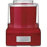 Cuisinart ICE-21RP1 1.5-Quart Frozen Yogurt, Ice Cream and Sorbet Maker, Double Insulated Freezer Bowl elminates the need for