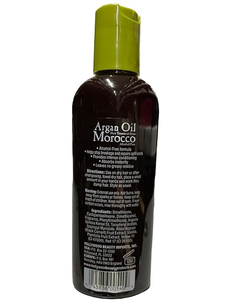 HOLLYWOOD BEAUTY ARGAN OIL HAIR TREATMENT 3OZ