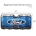 Plasticolor 003673R01 Accordion-Style 'Ford' Windshield Sunshade