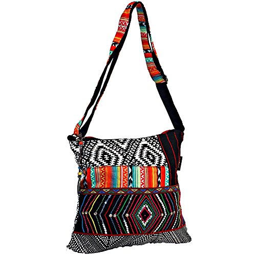 Bohemian Delight Boho Hippie Beaded Crossbody Shoulder Bag Bags