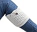 AnVei-Nao Womens Stretch Knitted Button Boot Leg Cuffs Leg Warmers Topper Socks White