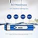 Membrane Solutions Reverse Osmosis Membrane 150GPD RO Membrane Water Filter Replacement RO Membrane Housing DIY Kit,1/4 Quick Connector, Check valve, Wrench Whole Set