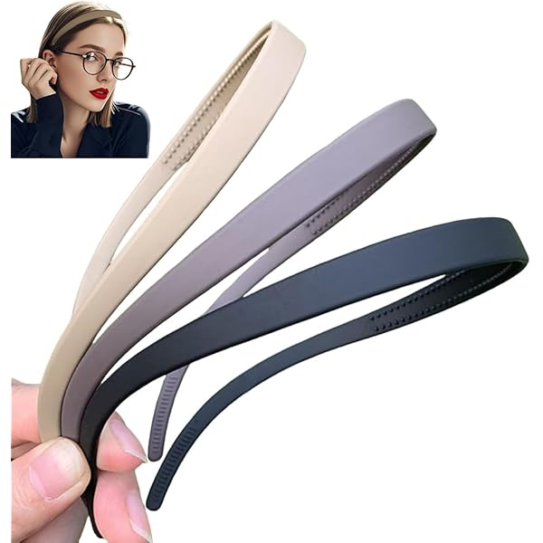 GTNCE 6 Pcs Thin Headbands For Women, Zigzag Hairbands For Glasses