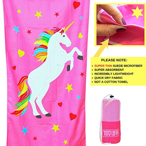 2 Unicorn+Towel+Perfect+Girls+Microfiber