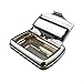 BDQFEI(TM) portable metal cigarette case with paper clip Stainless steel cigarette case/holder