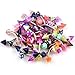 Lot of 20 Eyebrow Piercing Ring Jewelry Assorted Curved Barbell with Spike 16G (1.2mm)