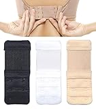 Quintina Ladies Elastic Bra Extender Stretchy 2 hook 3/4 inch Spacing Breathing Room