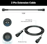 Gcstnn Extension Cable 10M Waterproof 2 Pin for G40 Icicle Festoon Lights IP65 view 5