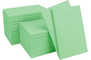 KUKLIPJIM 25 Pcs 4x6" Rubber Linoleum Stamp Carving Blocks for Printmaking, Artists, Crafts and More (Green)