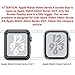 TAURI [6-Pack] Screen Protector for Apple Watch 44mm/42mm (Series 5/4/3/2/1 Compatible), Max Coverage Anti-Bubble HD Flexible Film