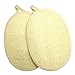 Kiloline 100% Big Size Naturals Exfoliating & Cleansing Loofah Pads-2 Pack Nature's flexible Luffa fibres Sponge Scrubber Brush Close Skin For Bath Spa and Shower Deep Cleansing Massaging Regenerating