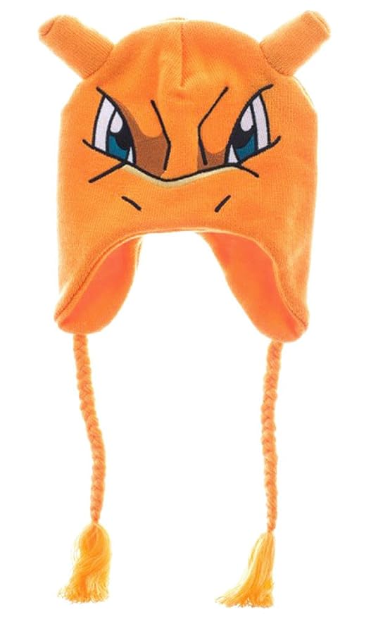 Nintendo Pokemon Charizard Laplander Hat Orange Amazon.in Clothing