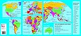 Kat Jeyografik Kontinan / Map of the Continents in Haitian Creole (Creole Edition) by 