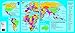 Kat Jeyografik Kontinan / Map of the Continents in Haitian Creole (Creole Edition) by 