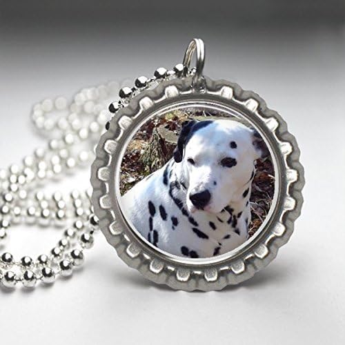 Dalmation Bottlecap Necklace
